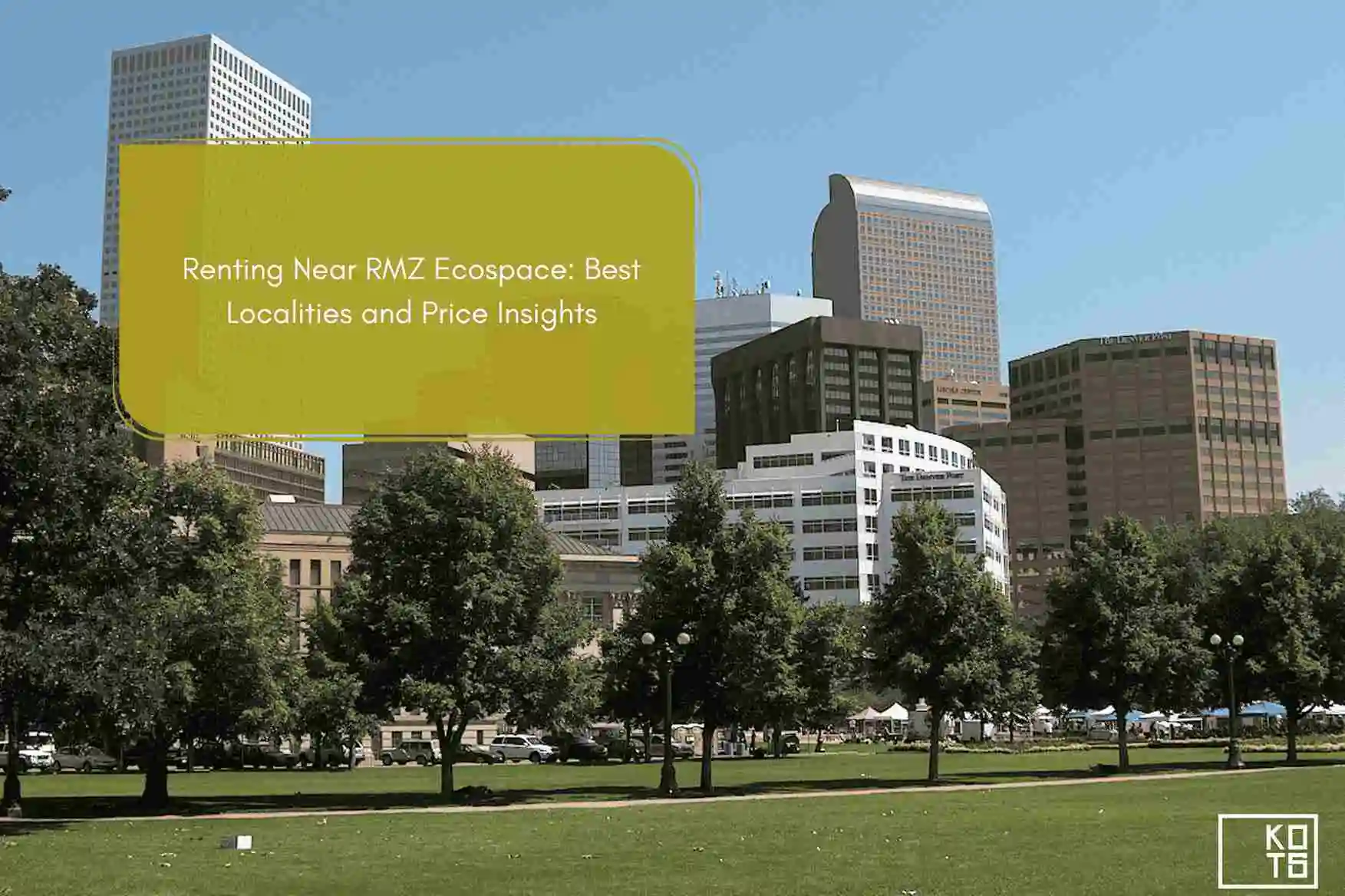 Renting Near RMZ Ecospace: Best Localities and Price Insights