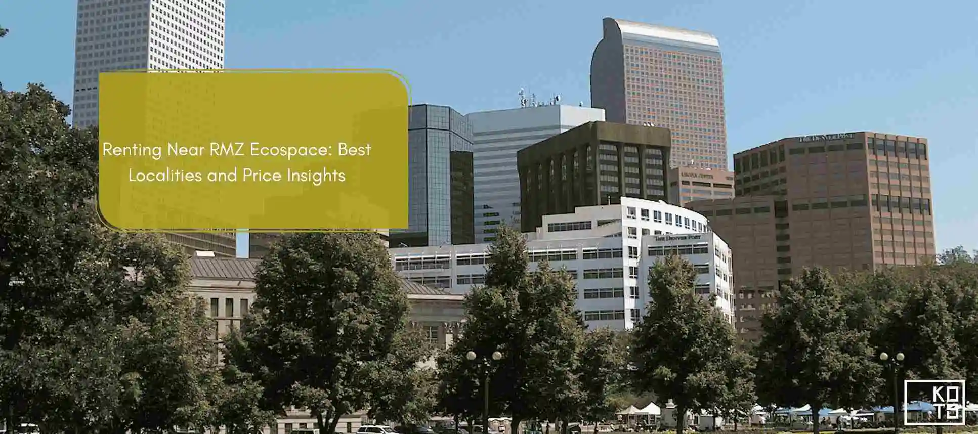 Renting Near RMZ Ecospace: Best Localities and Price Insights